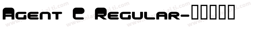 Agent C Regular字体转换